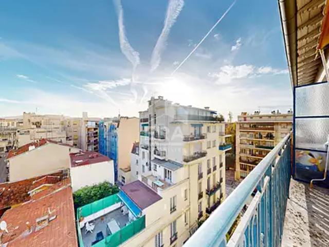 Nice 06000 Achat / Vente appartement 2 pièces t2 au dernier étage cave