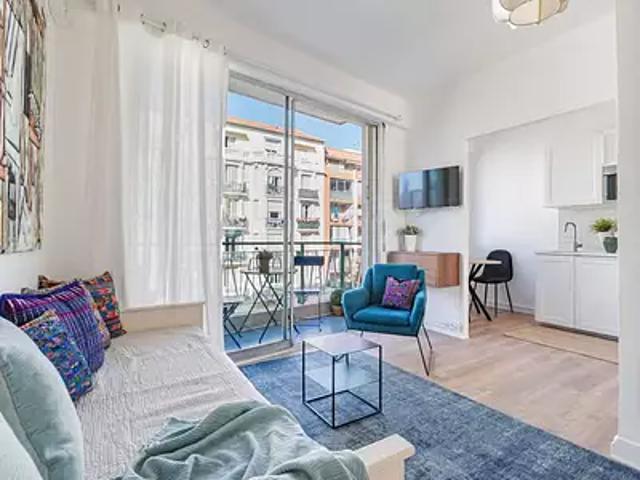 Nice 06200 Achat / Vente appartement 1 pièce t1 cave balcon