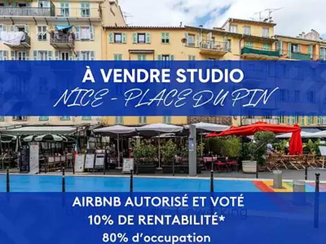 Nice 06300 Achat / Vente appartement 1 pièce t1