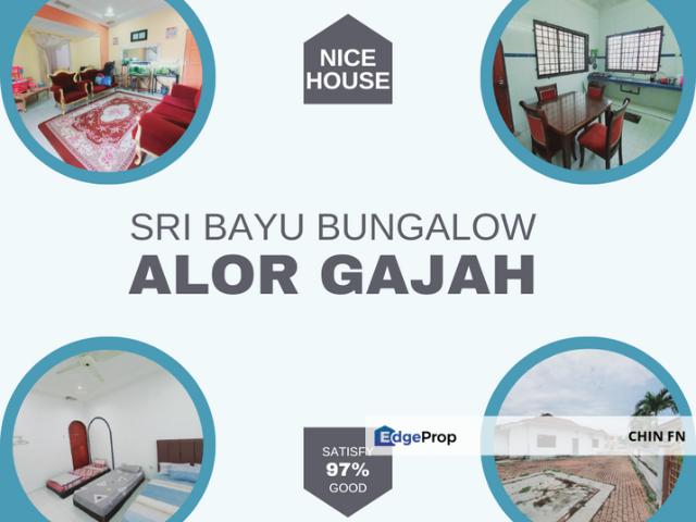 Nice 5500 sq.ft Rumah 1 Sty Bungalow Seri Bayu Alor Gajah