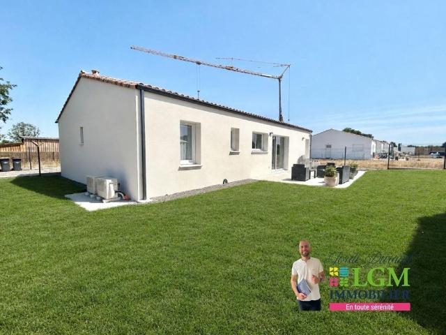 Nieul le Dolent – Maison récente de plain pied, 3 chambres. 83m² Nieul le Dolent