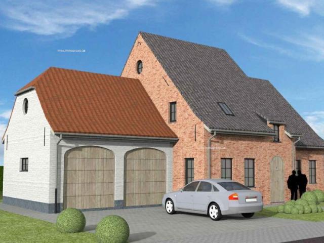Nieuw te bouwen alleenstaande woning met vrije keuze van architectuur te Celles