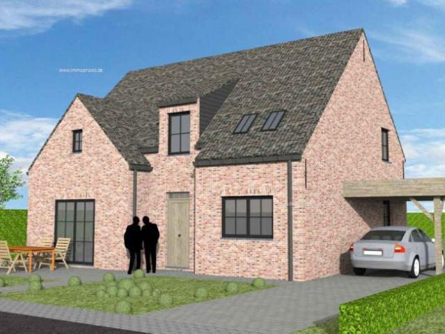 Nieuw te bouwen alleenstaande woning met vrije keuze van architectuur te Desselgem