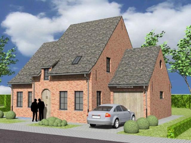 Nieuw te bouwen alleenstaande woning met vrije keuze van architectuur te Roeselare