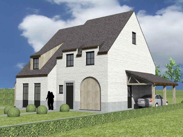 Nieuw te bouwen alleenstaande woning te Astene