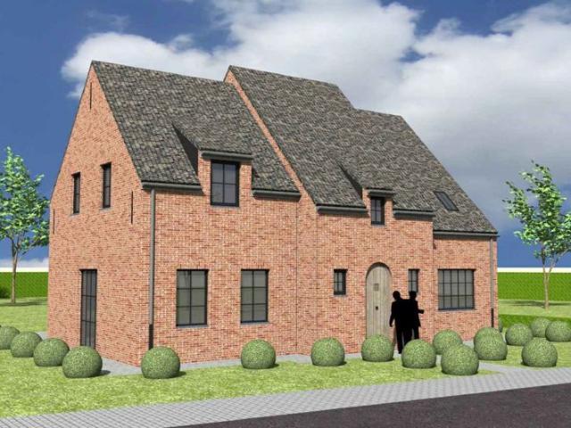 Nieuw te bouwen alleenstaande woning te Oeselgem