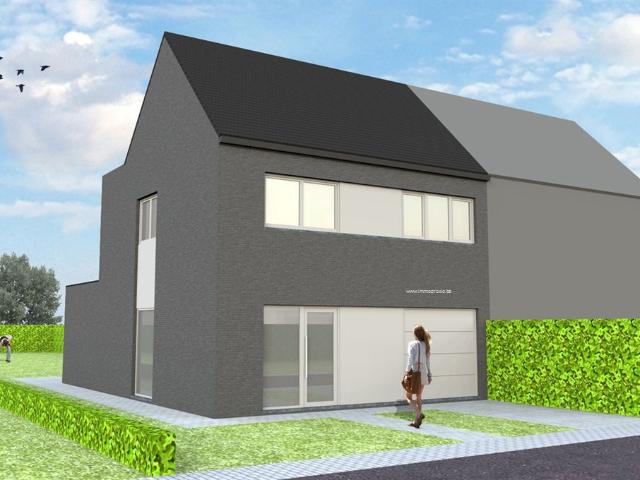 Nieuw te bouwen halfopen bebouwing te Nederhasselt