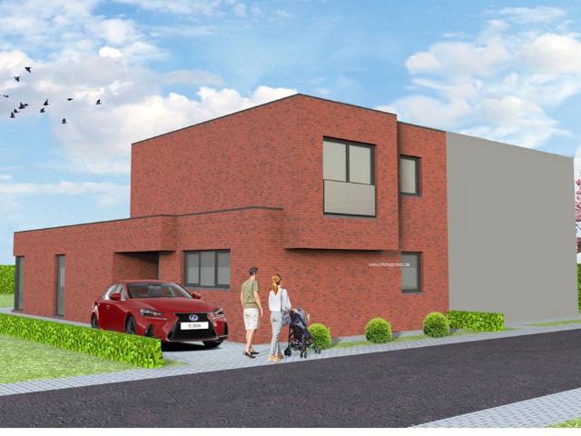 Nieuw te bouwen halfopen bebouwing te Ninove