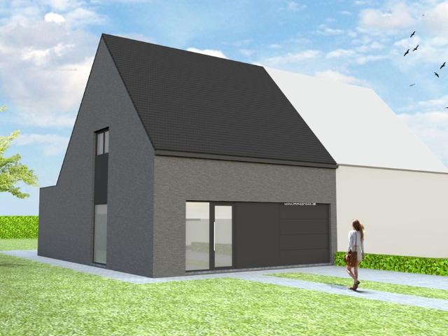 Nieuw te bouwen halfopen bebouwing te Adegem
