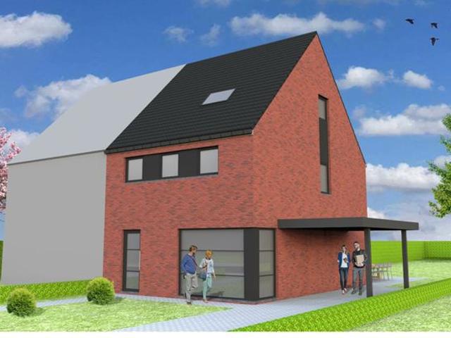 Nieuw te bouwen halfopen bebouwing te Houthulst