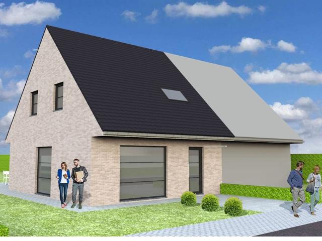 Nieuw te bouwen halfopen bebouwing te Lokeren