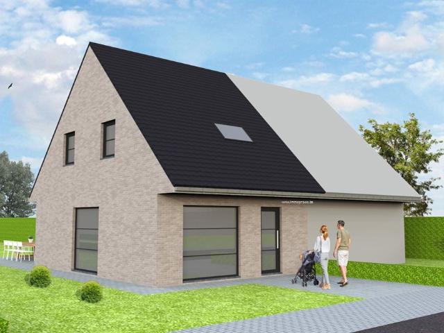 Nieuw te bouwen halfopen bebouwing te Steenhuize Wijnhuize