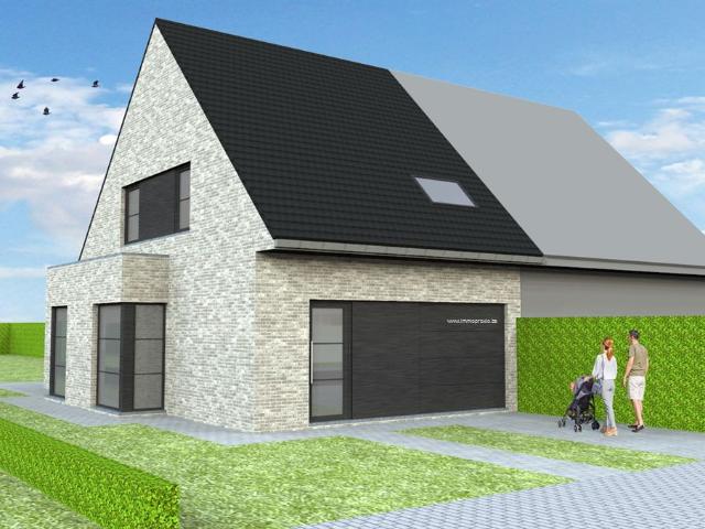 Nieuw te bouwen halfopen bebouwing te Sleidinge