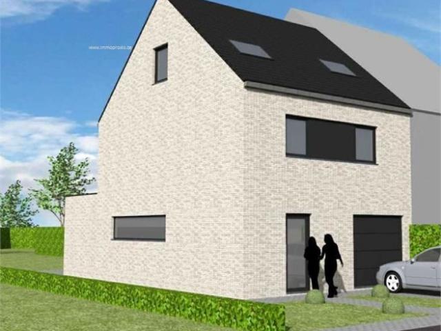 Nieuw te bouwen halfopen woning met vrije keuze van architectuur te Nevele