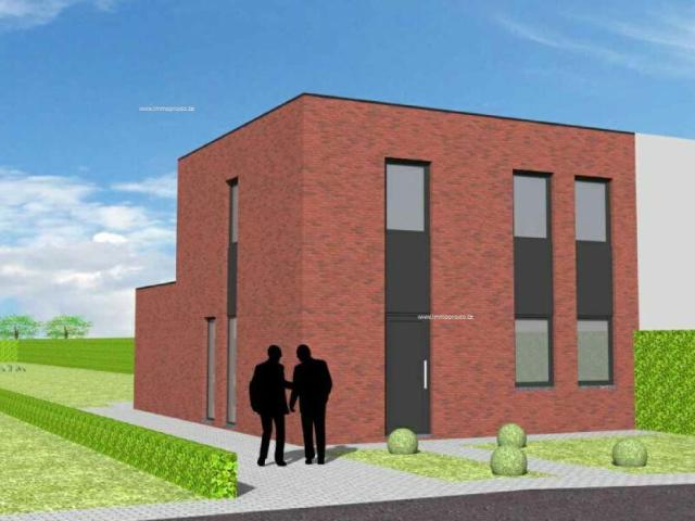 Nieuw te bouwen halfopen woning met vrije keuze van architectuur te Diksmuide