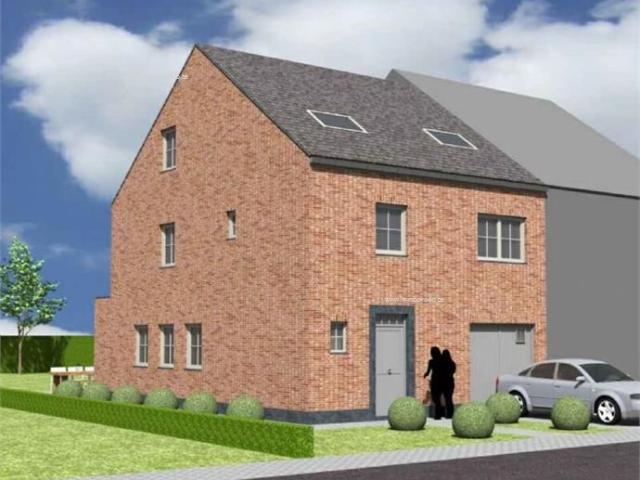 Nieuw te bouwen halfopen woning met vrije keuze van architectuur te Waregem