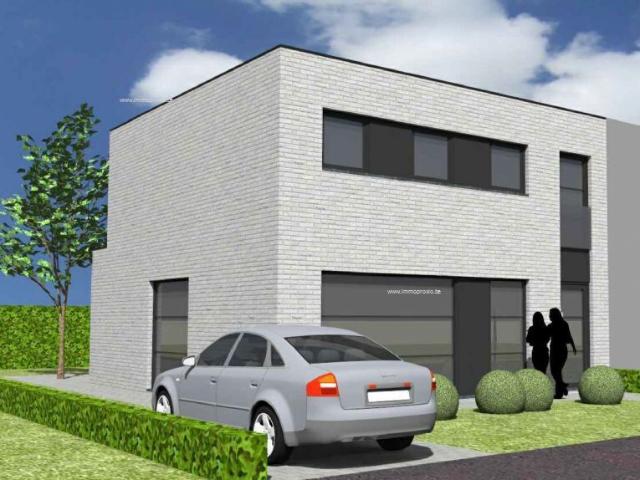 Nieuw te bouwen halfopen woning met vrije keuze van architectuur te Waregem