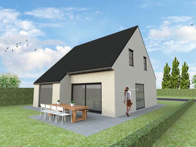 Nieuw te bouwen open bebouwing te Oostduinkerke