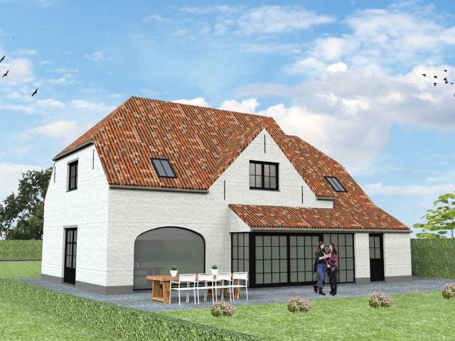 Nieuw te bouwen open bebouwing te Meerbeke