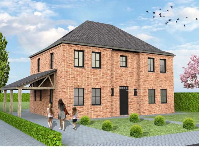 Nieuw te bouwen open bebouwing te Nederhasselt