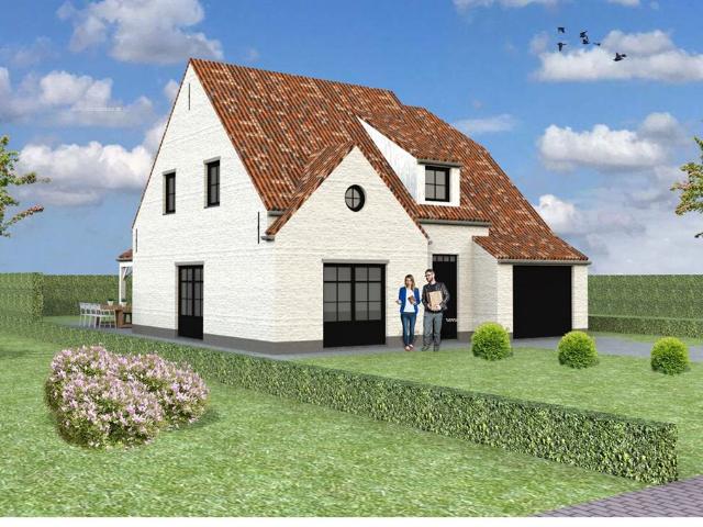 Nieuw te bouwen open bebouwing te Ronse