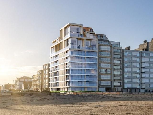 Nieuw tuinappartement met frontaal zeezicht gelegen in een t