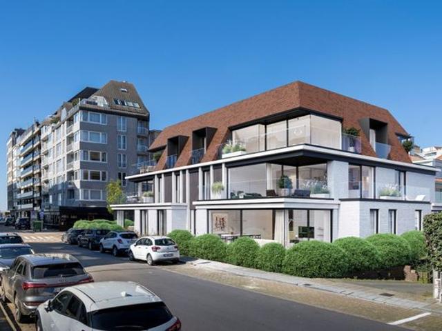 Nieuw, luxueus afgewerkt, hoek tuinappartement gelegen in e