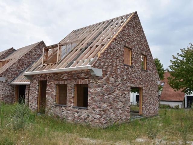 Nieuwbouwvilla's in de Simli wijk van Nieuwpoort