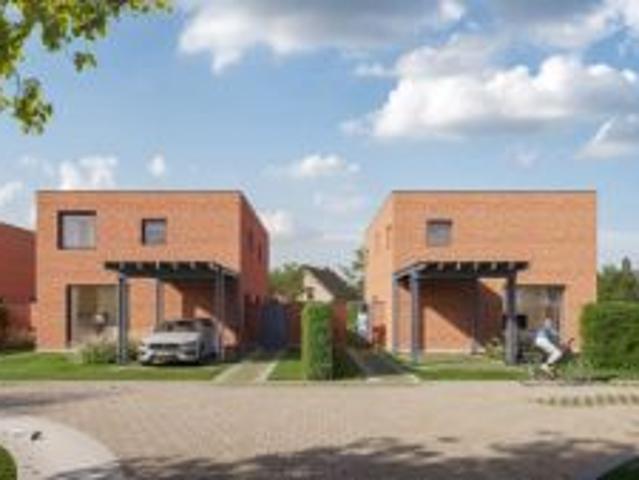 Nieuwbouwwoning in groene omgeving