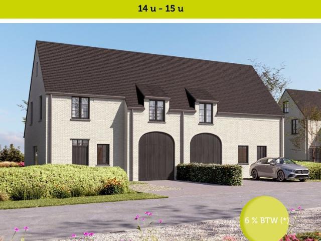 Nieuwbouwwoning met 3 slaapkamers 4 mogelijk met landelij