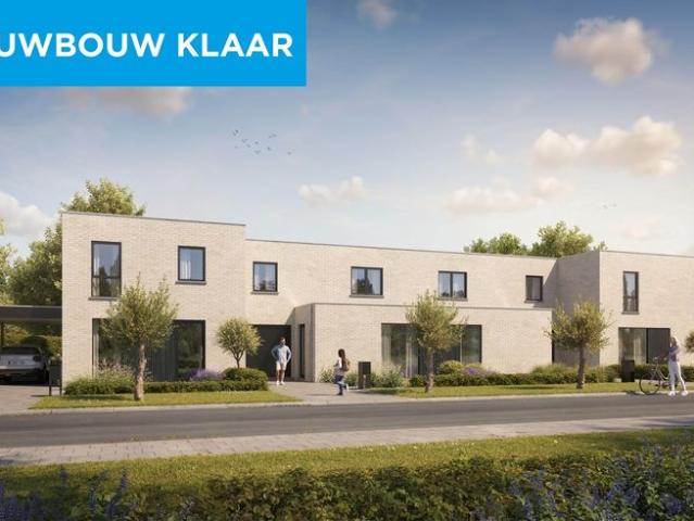 Nieuwbouwwoningen in de Populierstraat te Roeselare
