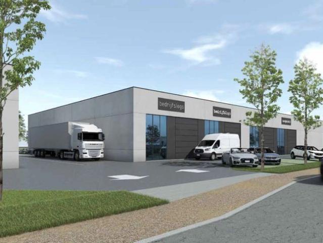 Nieuwbouw KMO Unit 321m² in PARK RIVA te Dentergem