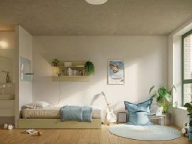 Nieuwbouw studentenkamers in centrum Gent
