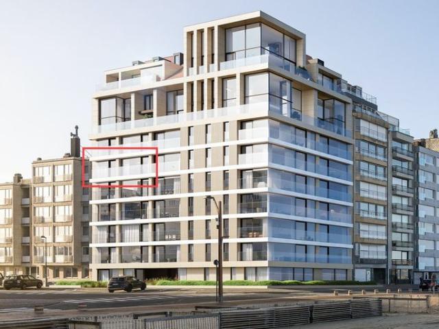 Nieuwbouwappartement met 3 slaapkamers en zijdelings zeez.