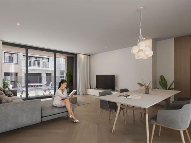 Nieuwbouwappartement met 1 slaapkamers en terras