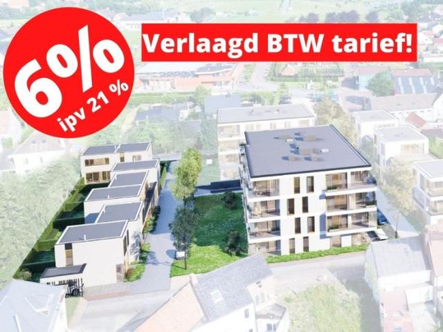 Nieuwbouwappartement met 2 slaapkamers 't Hof van Wingene