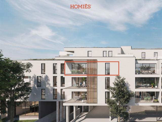 Nieuwbouwappartement met 2 slaapkamers en mooi terras