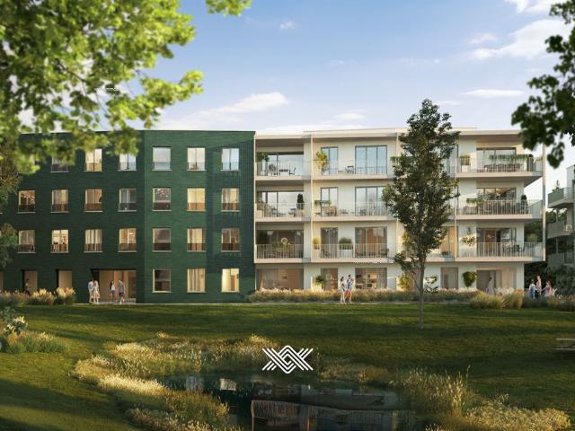 Nieuwbouwappartement met 2 slaapkamers in Gent