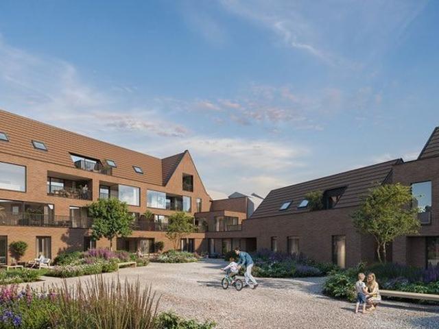 Nieuwbouwappartment met 2 slaapkamers te midden een groen.