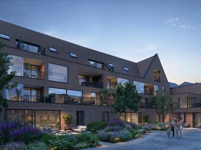 Nieuwbouwappartment met 3 slaapkamers te midden een groen.