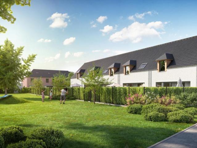 Nieuwbouwproject NOVA in de dorpskern van Asper Gavere