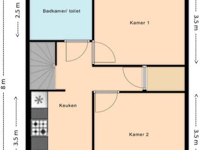 Nieuwe kamer 10 15min centrum/Uithof rustig huis