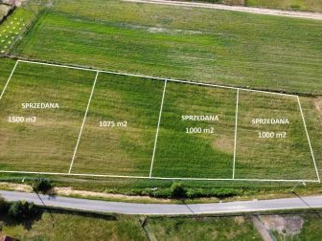 Niedary, 1075 m² Działka