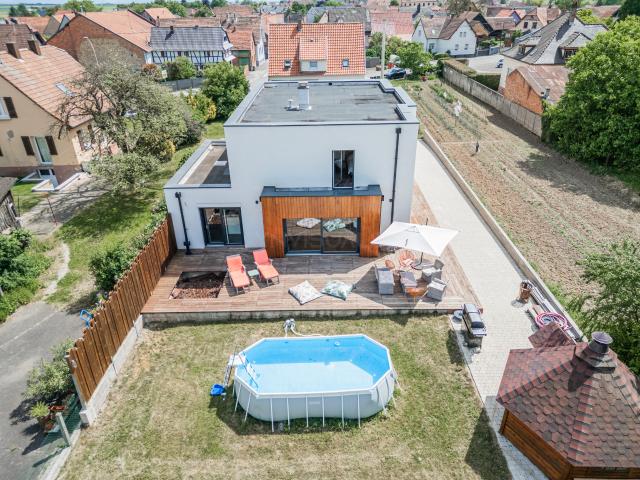 Niederschaeffolsheim Maison contemporaine de 185m2 sur 14,76 ares