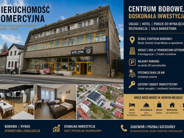 Nieruchomość komercyjna, Rynek 24, Bobowa