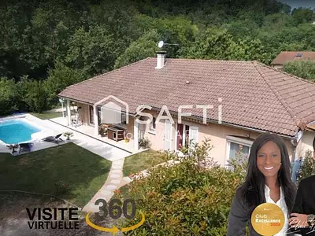 Nivolas Vermelle 38300 Achat / Vente maison 6 pièces t6 piscine parking