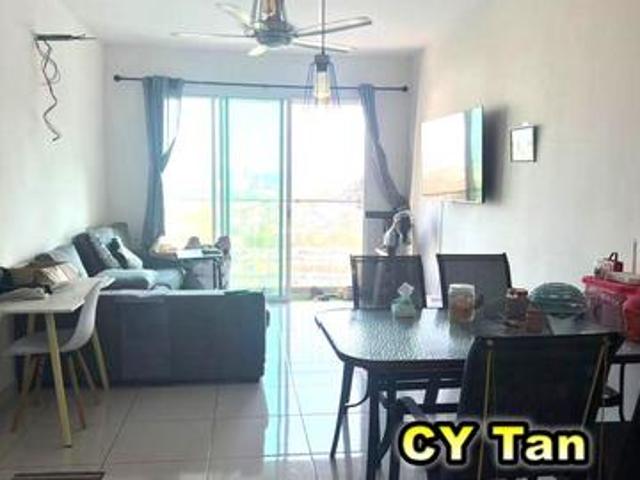 No Agent Fee Worth Fairview Residence Sungai Ara Full Furnish 2CP