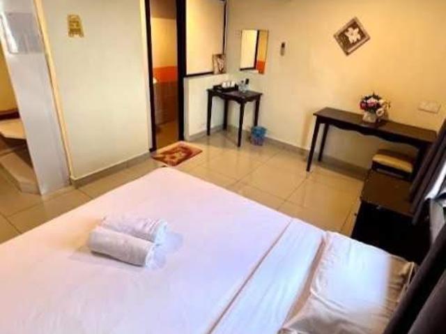 No deposit‼️ spacious co living room new concept: hotel room for long stay @ citra kk hotel citra plaza