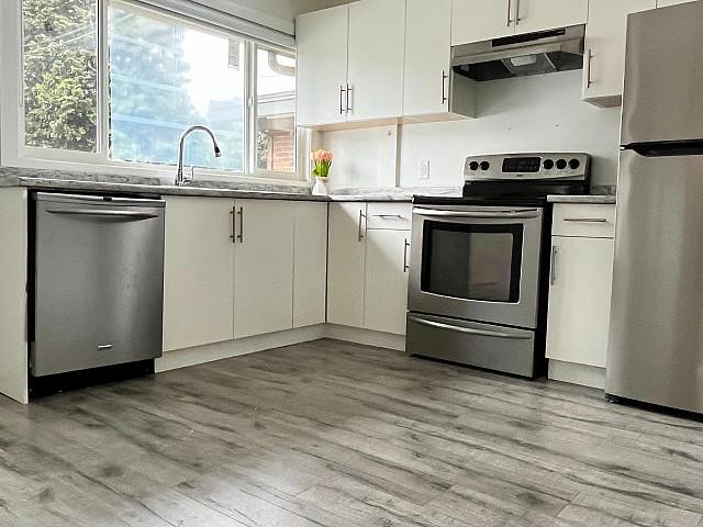 No Stairs 4 Beds + 1.5 Baths Renovated pet Friendly Centre Abb