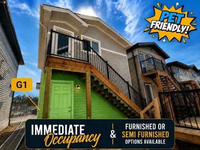 NO STAIRS!Pet Friendly 2 Bed Above Grade Suite w/ Utilties Included